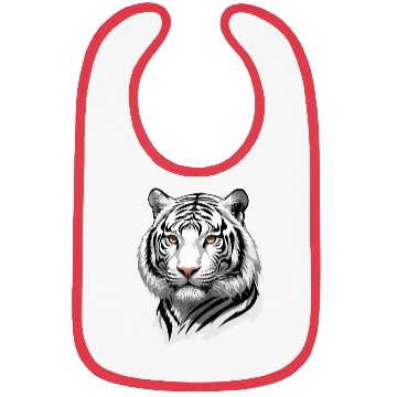 Discover Siberian Stare - Monochrome Tiger Essence Bibs