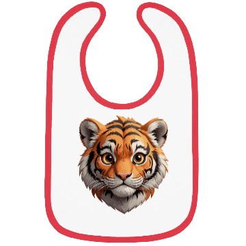 Discover Whimsical Wild Cub - Playful Tiger Bibs