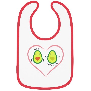 Discover Avocado best friends Bibs