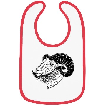 Discover Baphomet Goat Devil Horn Head Bibs