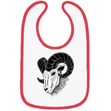 Discover Dark Baphomet Goat Art Bibs