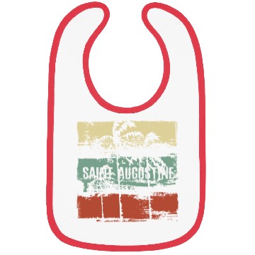 Discover Saint Augustine Florida Artistic Vacation Bibs