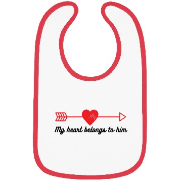 Discover my heart belongs to him Bibs