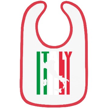 Discover Italy Vintage Countries Italian Culture Flag Bibs
