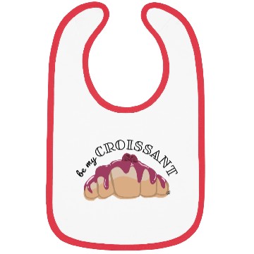 Discover Be My Croissant Doodle Bibs
