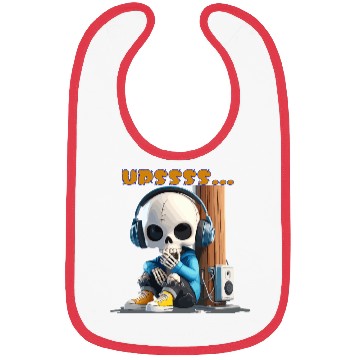 Discover Chillin’ Skeleton DJ Bibs
