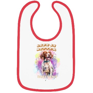 Discover Surrealism Starry Night Brittany Spaniel Dog Bibs