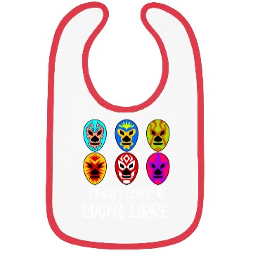 Discover Lucha Libre Mask Wrestling Bibs