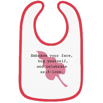 Discover Self-Love Affirmation Leaf Design Bibs