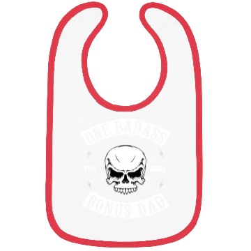 Discover One Badass Bonus Step Dad Stepdad Bibs