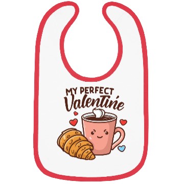 Discover Coffee and Croissant | My Perfect Valentine Bibs