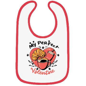 Discover Coffee and Croissant | My Perfect Valentine Bibs