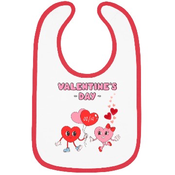 Discover Valentine's Day design Bibs