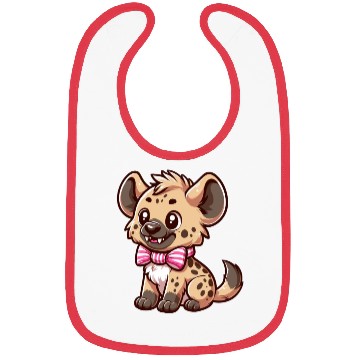 Discover Playful Hyena Cartoon Bibs