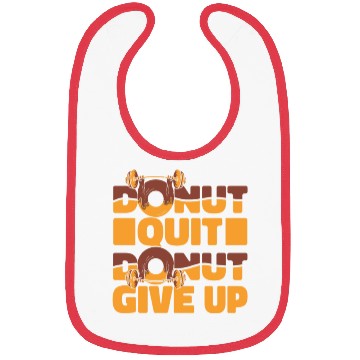 Discover Fitness Donut Funny Donut Gym Bibs