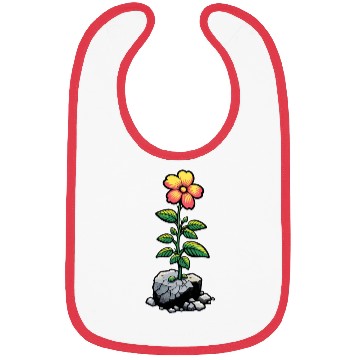 Discover Resilient flower blooming through the cracks Bibs