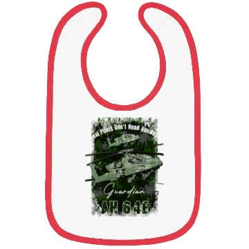 Discover AH64 Apache Us Air Force attack helicopter with c Bibs