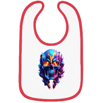 Discover Art Skull Bibs
