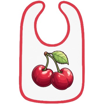 Discover Playful Cherry Bibs