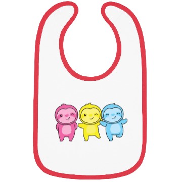 Discover Pansexual Flag Pride Lgbtq Cute Sloth Bibs
