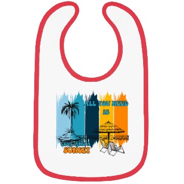 Discover ALL you need love and a sunset Bibs
