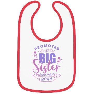 Discover I will be a big sister at birth in 2024 Bibs