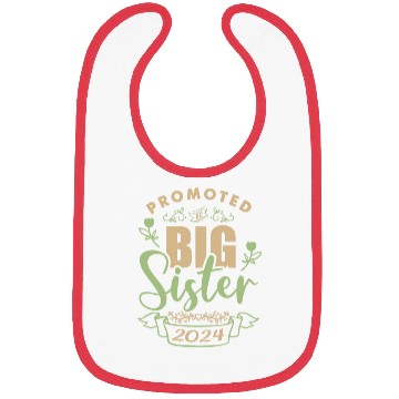 Discover I will be a big sister at birth in 2024 Bibs