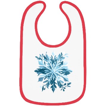 Discover Winter Snowflake Bibs