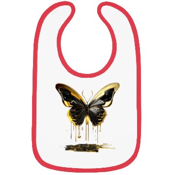 Discover Gold Butterfly Bibs
