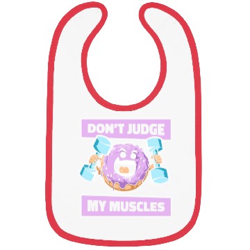 Discover Fitness Donut Funny Donut Gym Bibs