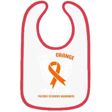 Discover I Wear Orange For My Gigi Multiple Sclerosis Aware Bibs