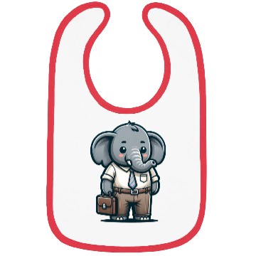 Discover Cute Elephant Teacher Bibs
