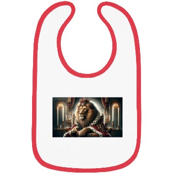 Discover A majestic lion Bibs