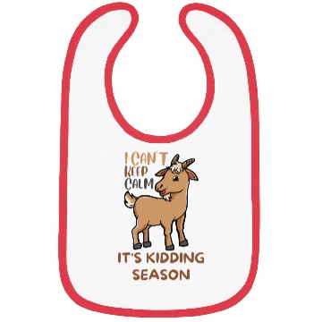 Discover I can't keep calm it's kidding season, Little Goat Bibs