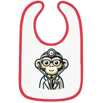 Discover Cute Monkey Doctor Bibs