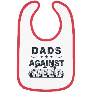 Discover Dads Against Weed Lawn Mowing Bibs