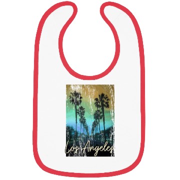 Discover Los Angeles California LA Gift Bibs