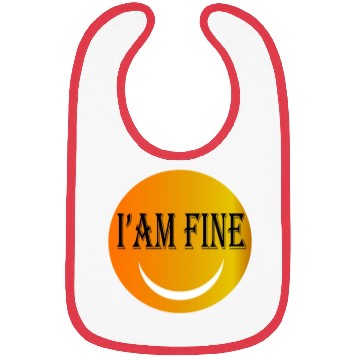 Discover I'm fine Bibs