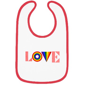Discover Love is love pride Bibs