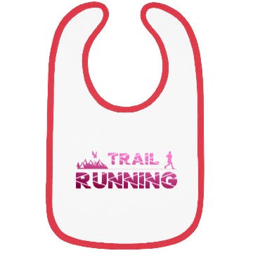Discover Trail Running Eagle Mountains Forest Shoes Pink. Bibs