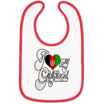 Discover AfghanI Love My Afghanistan Girlfriend Bibs