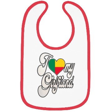 Discover BeninI Love My Benin Girlfriend Bibs