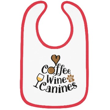 Discover Coffee wine canines Bibs