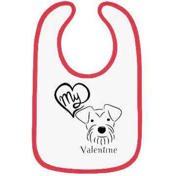 Discover Schnauzer Love Bibs
