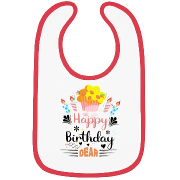 Discover Happy Birth Day Dear Bibs