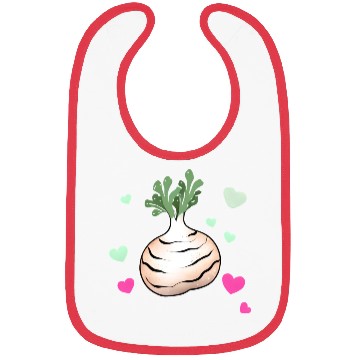 Discover Turnip Love Valentine's Day Hearts Bibs