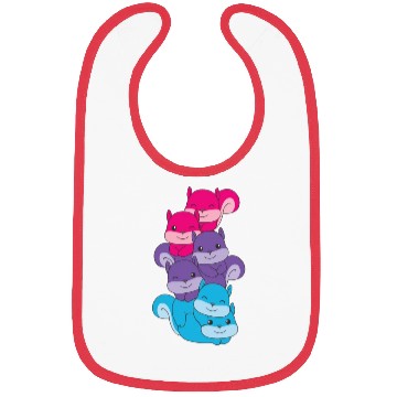 Discover Androgynous Flag Pride Lgbtq Cute Squirrel Bibs