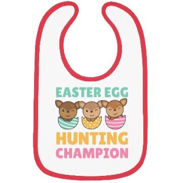 Discover Sweet Deer At Easter With Easter Eggs Deer Bibs