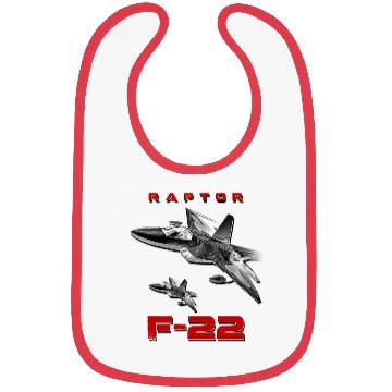 Discover F-22 Raptor Fighterjet Us Air Force Warbird Bibs