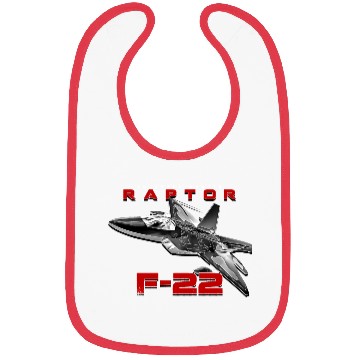 Discover F-22 Raptor Fighterjet Us Air Force Warbird Bibs
